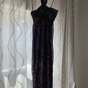 Nicole Miller Cross Shoulder Dress